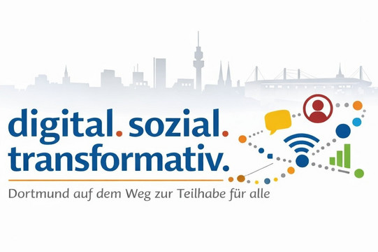 Projektlogo von Digital. Sozial. Transformativ.