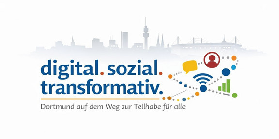 Projektlogo von Digital. Sozial. Transformativ.