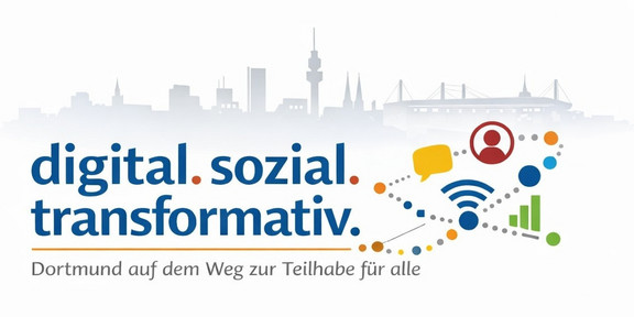 Projektlogo von Digital. Sozial. Transformativ.